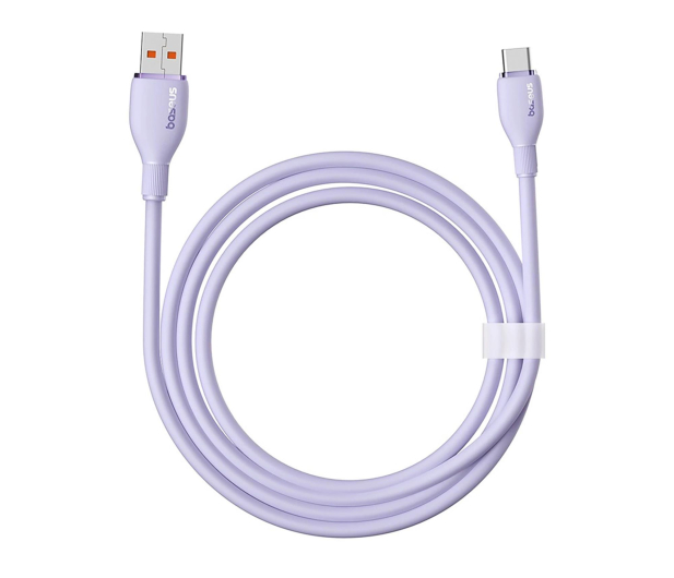 Baseus Kabel Pudding 100W USB-A - USB-C 2m - fioletowy - 1502170 - zdjęcie 2